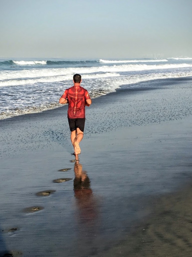Running Down the Beach