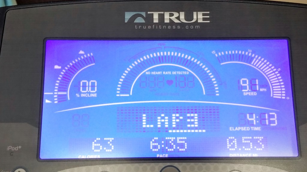 Treadmill 6:35 per Mile