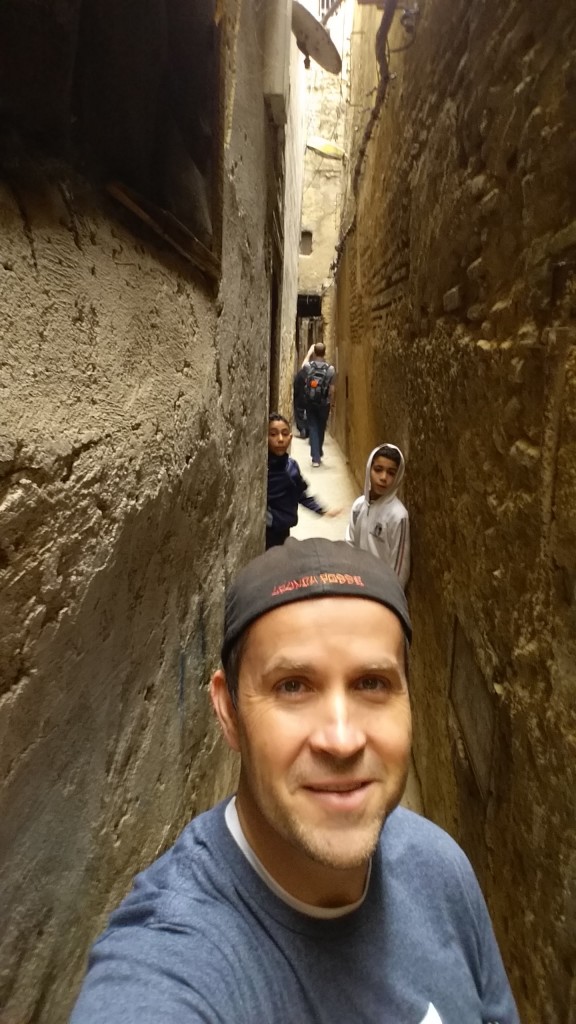 Narrow Corridors in the Medina in Fes Morocco
