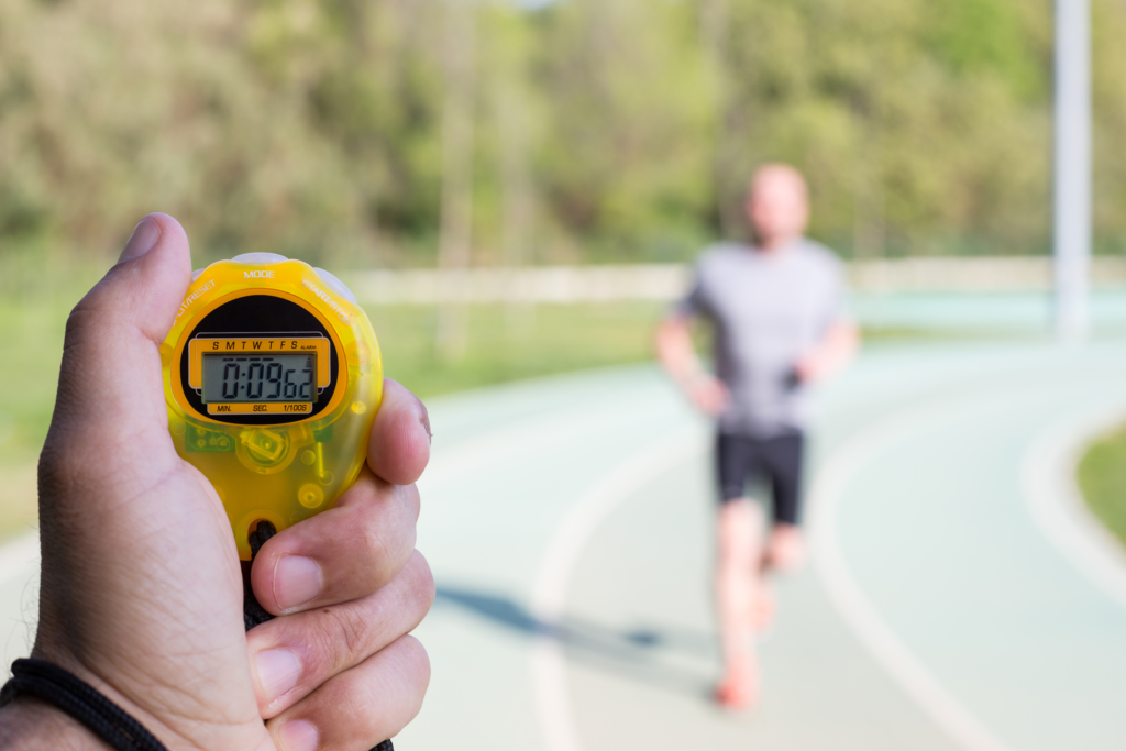 Speed Workout around the Track