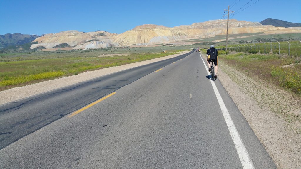 Biking to Bingham Copper Mines